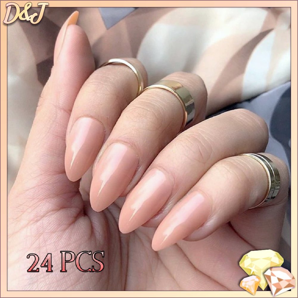 💎✨ 24 Pcs Almond False Nails